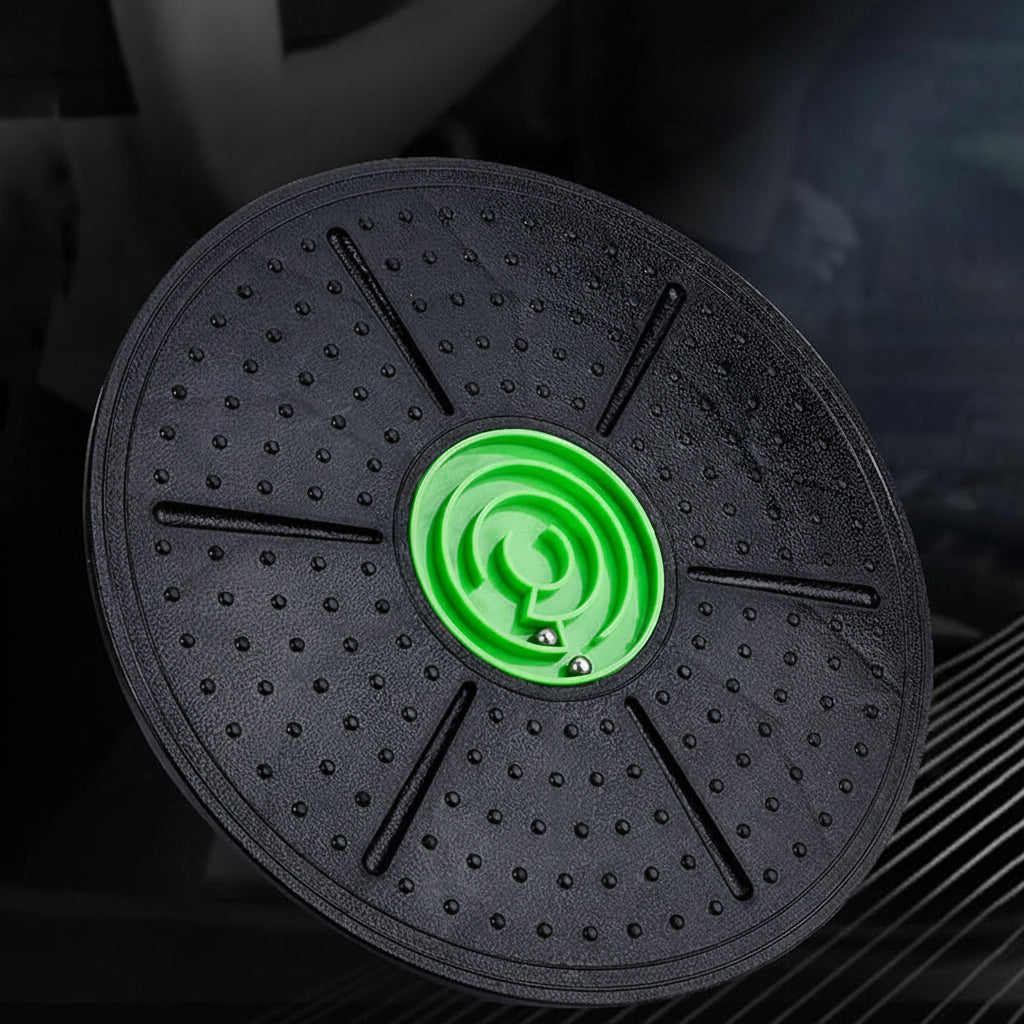 HNoori CoreBalance stability training disc board for fitness exercises, featuring a round, textured surface for balance training.
